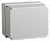 Коробка КМ41344 распаячная для о/п 240х195х165 мм IP55 (RAL7035, монт. плата, кабельные вводы 5 шт