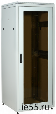 ITK LINEA N 33U 800х800мм стекл. пер. дв. задн. металл. сер.