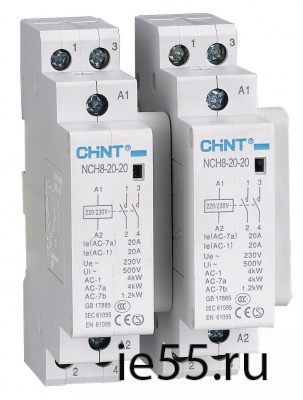 Контактор модульный NCH8-63/20 63A 2НО AC24В 50Гц (R) (CHINT)