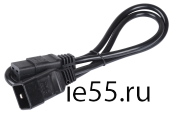 ITK Кабель электропитания PDU 3х1,5 2М с разъёмами С13-C14