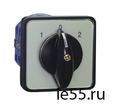Кулачковый переключатель LW32-25/2 , 25А, 2Р, "1-0-2" (CHINT)