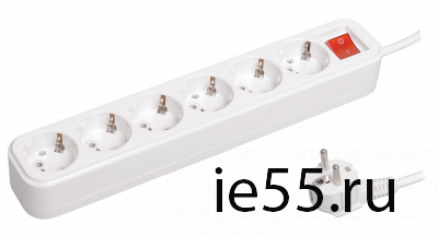 Удлинитель У06В 6 места 2Р+РЕ/3.0 метра 3х1мм2 16А/250В CLASSIC IEK