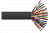 ITK Витая пара U/UTP кат.5E 25х2х24AWG LDPE черный (305м)